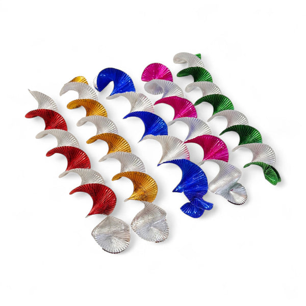 Metallic Streamer Ornaments (Pack of 5)