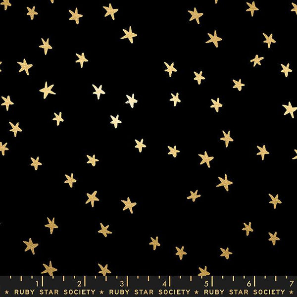 F2363 - Starry Metallic Black & Gold