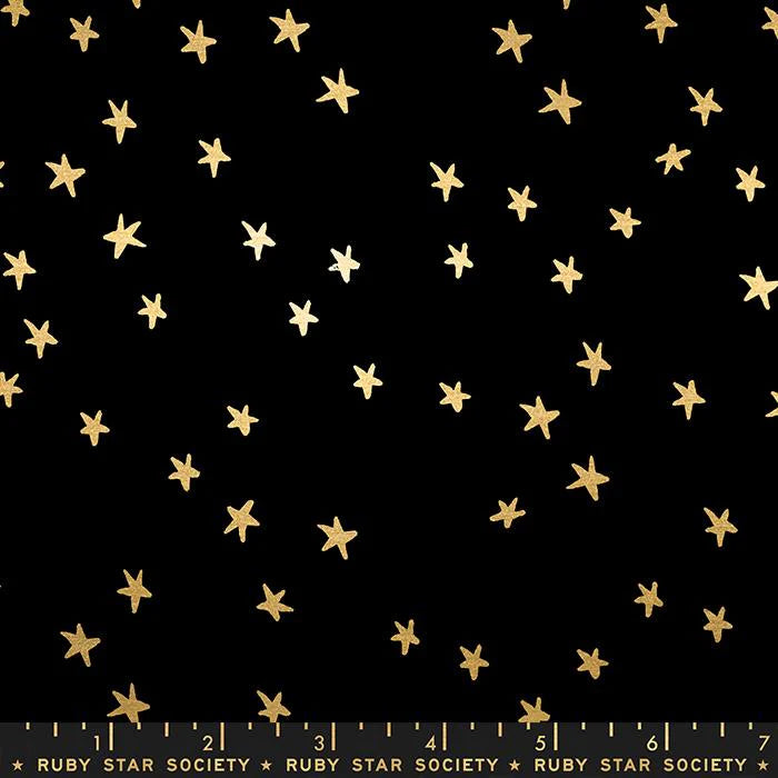 Starry Metallic Black & Gold - FQ