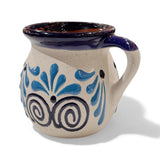 Navy Swirl Engobe Mug