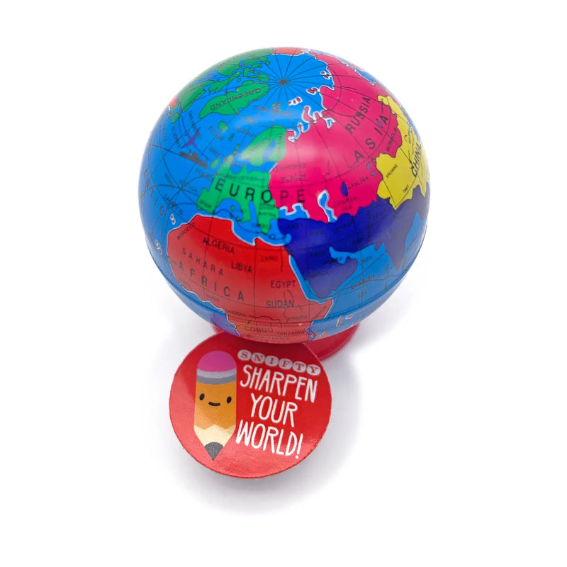 Globe pencil sharpener deals