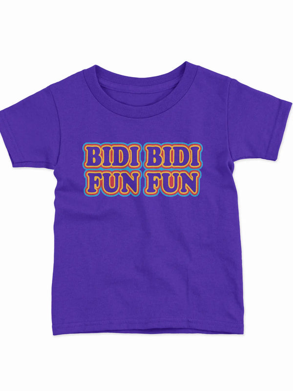 Bidi Bidi Fun Fun (Toddler Tee) at Sew Bonita in Corpus Christi, TX.