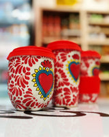 Talavera Sacred Heart Tumbler