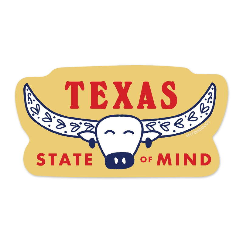 Texas Steer Sticker