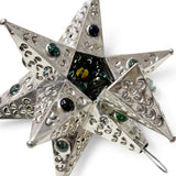 Large Tin Star (with Marbles) Decorative Hanging