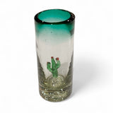 Shot Glass (with glass art)