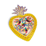 Large Tin Hummingbird Sacred Hearts