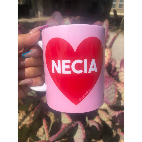 Necia Heart Mug