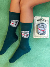 Roll of Cash - Dark Green 3D Socks