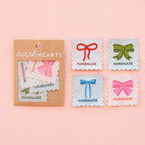 Bows Multipack Large Woven Sewing Labels
