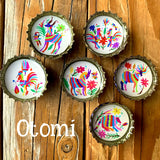 otomi bottle cap magnets from kate's magnets at sew bonita in corpus christi texas