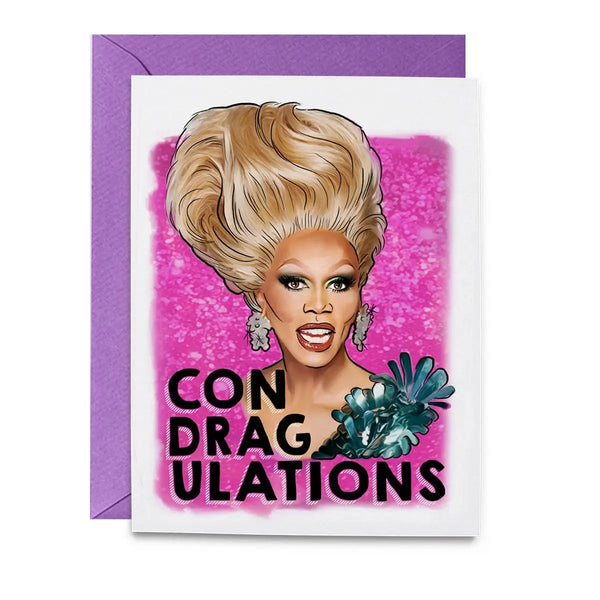 ConDRAGulations Card