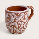 Brown & White Talavera Coffee Mug
