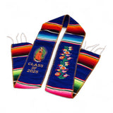 Graduation Serape Stole (Flowers + Virgen de Guadalupe) - Multiple Colors