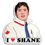 I Heart Shane Heated Rivalry Die Cut Sticker