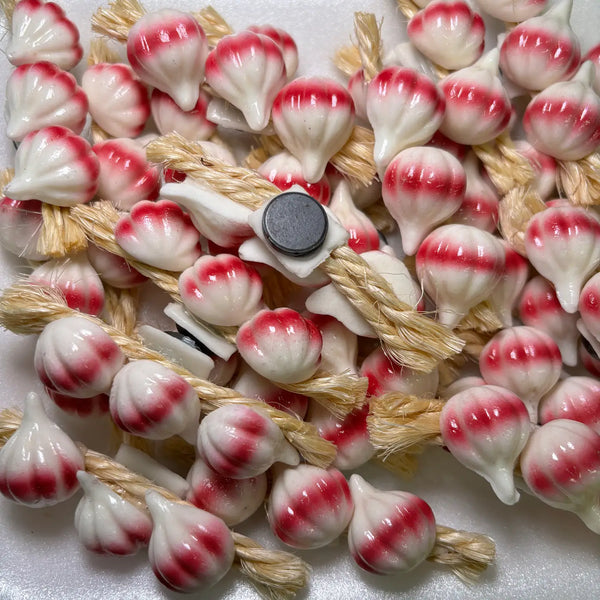 Garlic On Rope Kitchen Magnet