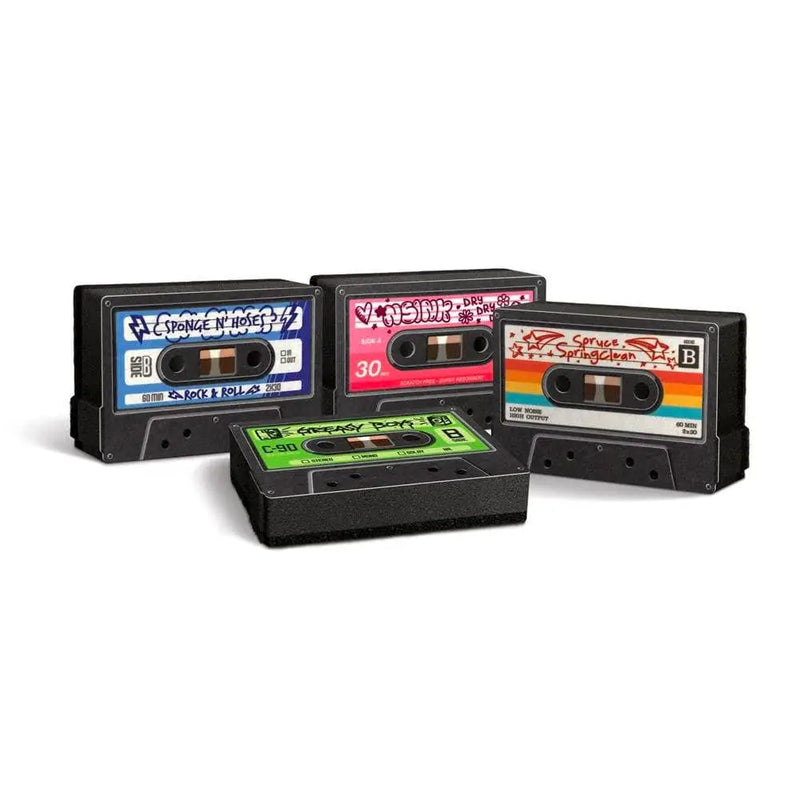 Mix Tapes - Set of 4 Cassette Sponges