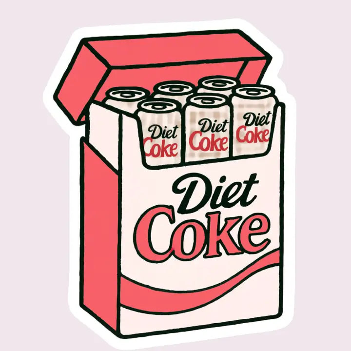 Diet Coke Pack Sticker