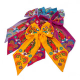 Virgen Embroidered Bows