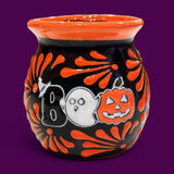 Black and Orange Boo Mug