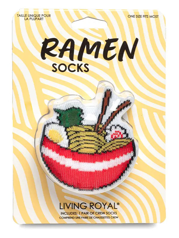 Bowl of Ramen Noodles 3D Socks