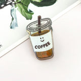 Mini Coffee Hair Clip
