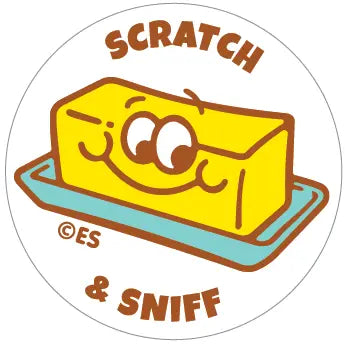 Buttered Popcorn Scratch & Sniff Stickers
