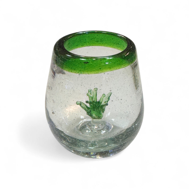 Shot Glass (with glass art)