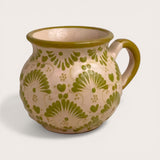 Lime Amor Round Talavera Mug