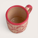 Pink Amor Talavera Coffee Mug