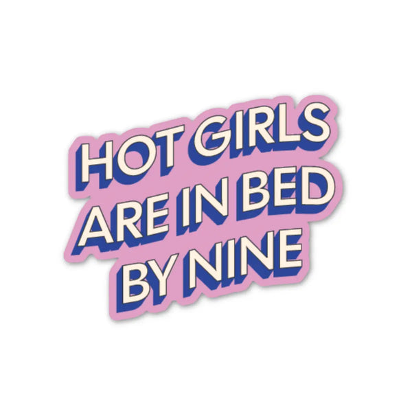 Hot Girls In Bed by Nine Sticker
