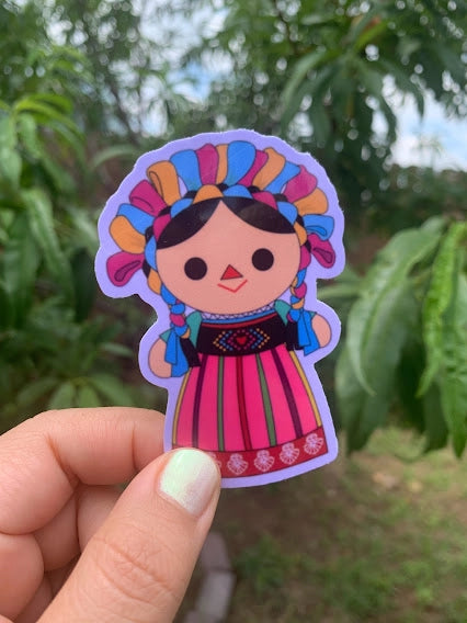 Mexican Doll Sticker