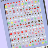 Be Mine Nail Art Stickers