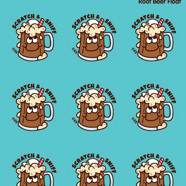 Root Beer Float Scratch & Sniff Stickers