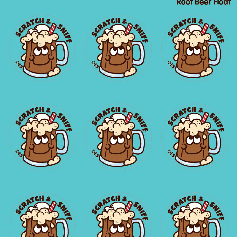 Root Beer Float Scratch & Sniff Stickers