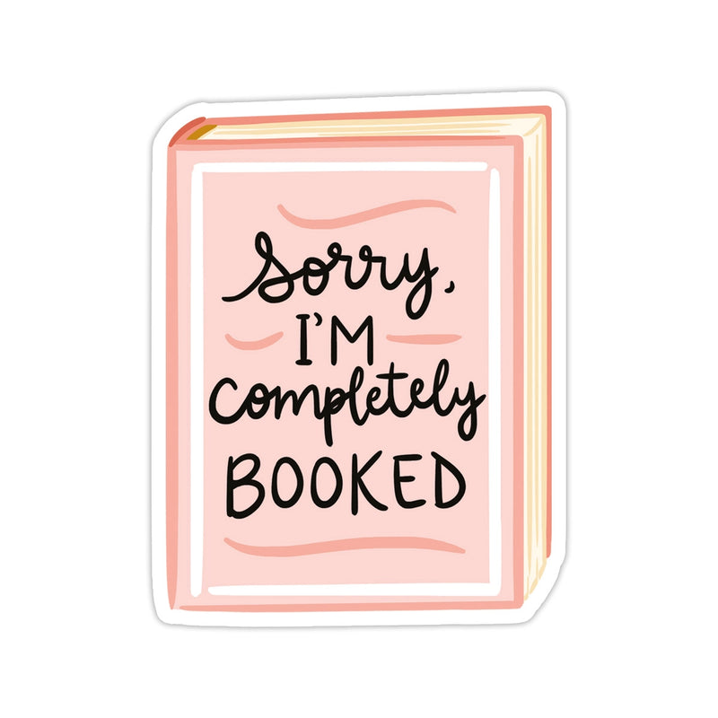 Completely Booked Sticker at Sew Bonita in Corpus Christi, TX.