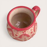 Pink Amor Round Talavera Mug