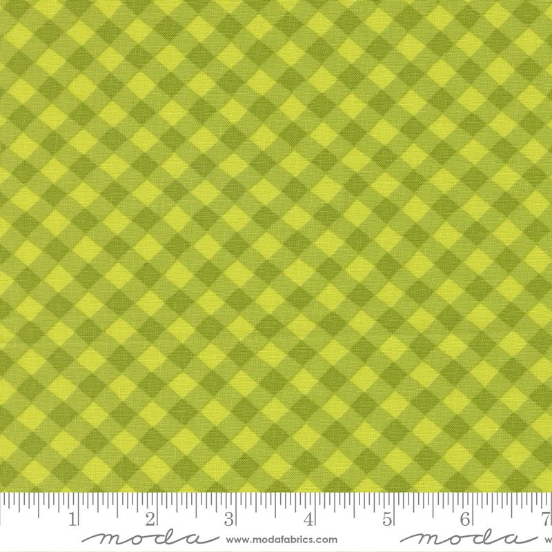 Pick Me Picnic Gingham Lime- FQ