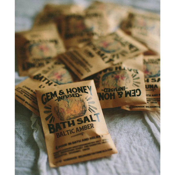 Baltic Amber Bath Soak or Body Scrub