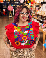 Oaxaca Ruffled Tops (one size)