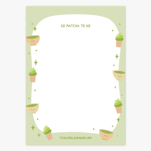 So Matcha To Do Notepad