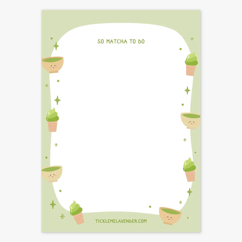 So Matcha To Do Notepad