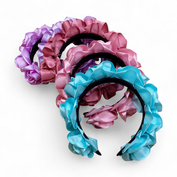 Rose Flower Crown (Medium Flowers)