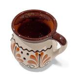 Brown and Caramel Engobe Mug