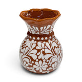 Brown & White Vase