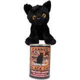 Midnight the Canned Black Cat Plush Toy