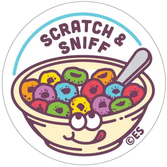 Fruity O's Scratch & Sniff Stickers