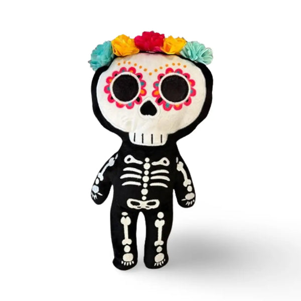 Teal & Yellow- Day of the Dead/Halloween Skeleton Plush
