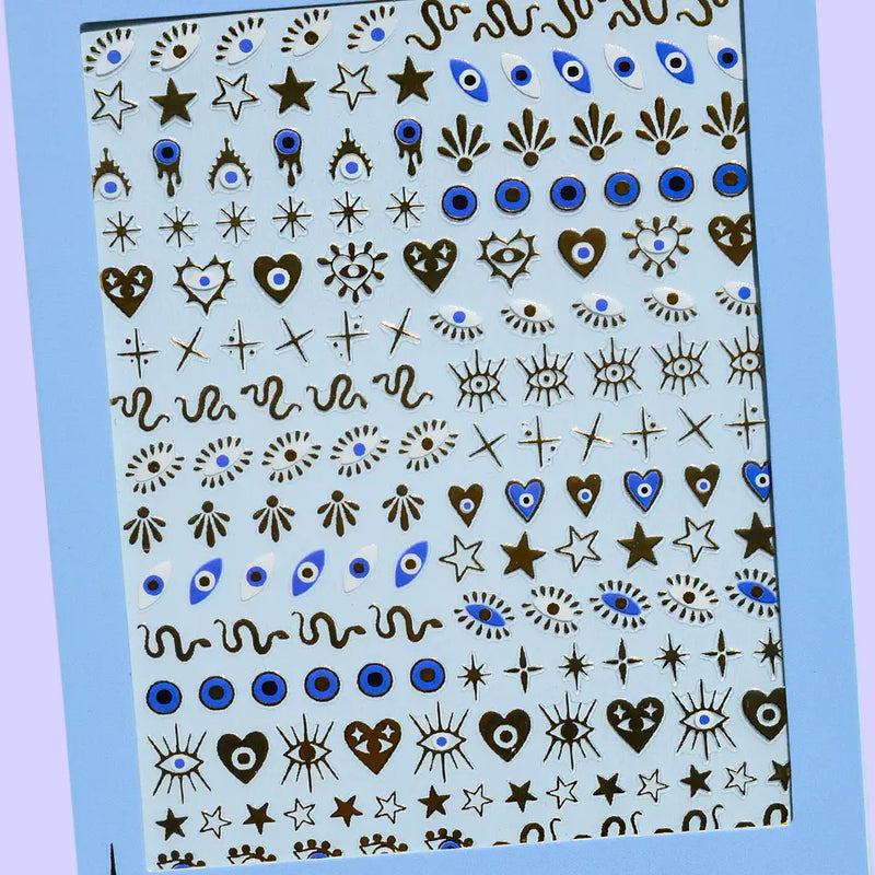 See No Evil Nail Art Stickers