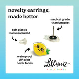Ghost Face Scream Earrings